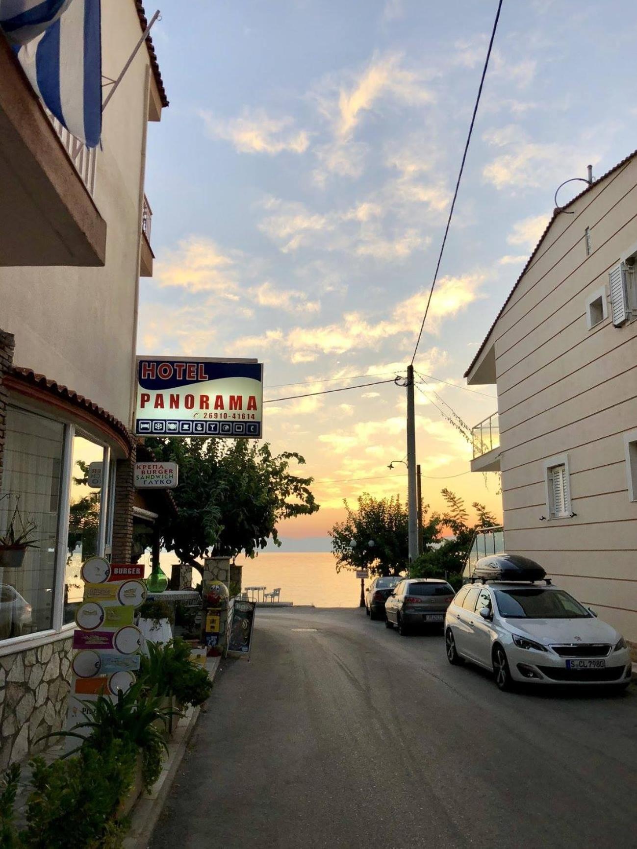 Panorama Hotel - Restaurant Diakopto Buitenkant foto
